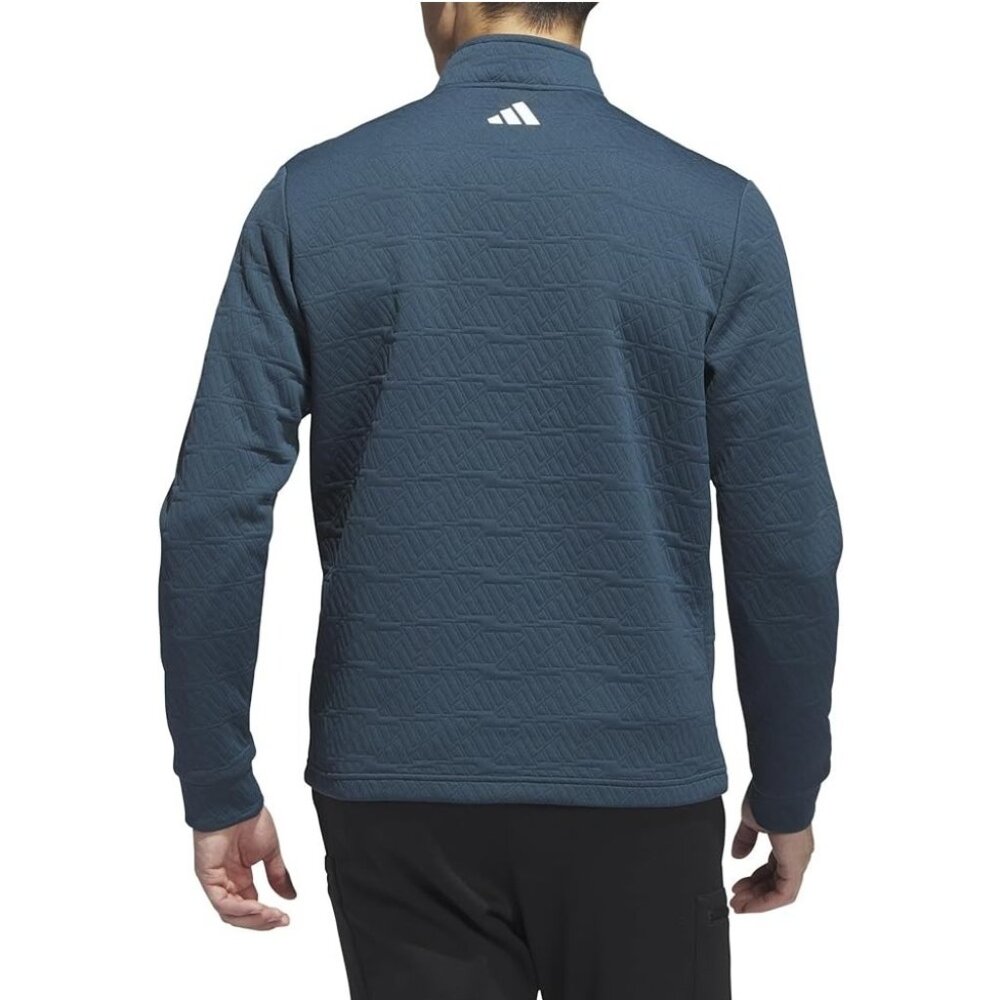 adidas DWR Quarter Zip Men's Golf Pullover Arctic Night Size XL - Picture 4 of 14